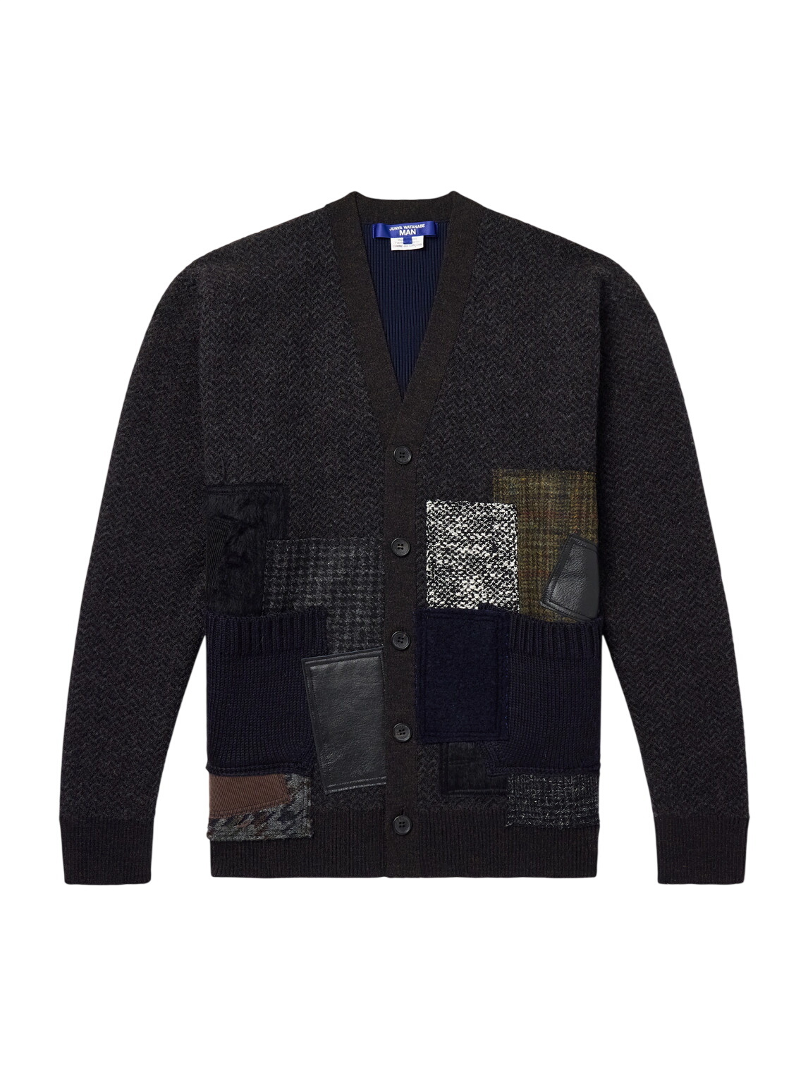 Junya Watanabe Brown Varsity Cardigan Junya Watanabe