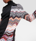 Missoni Zig-zag belted cardigan