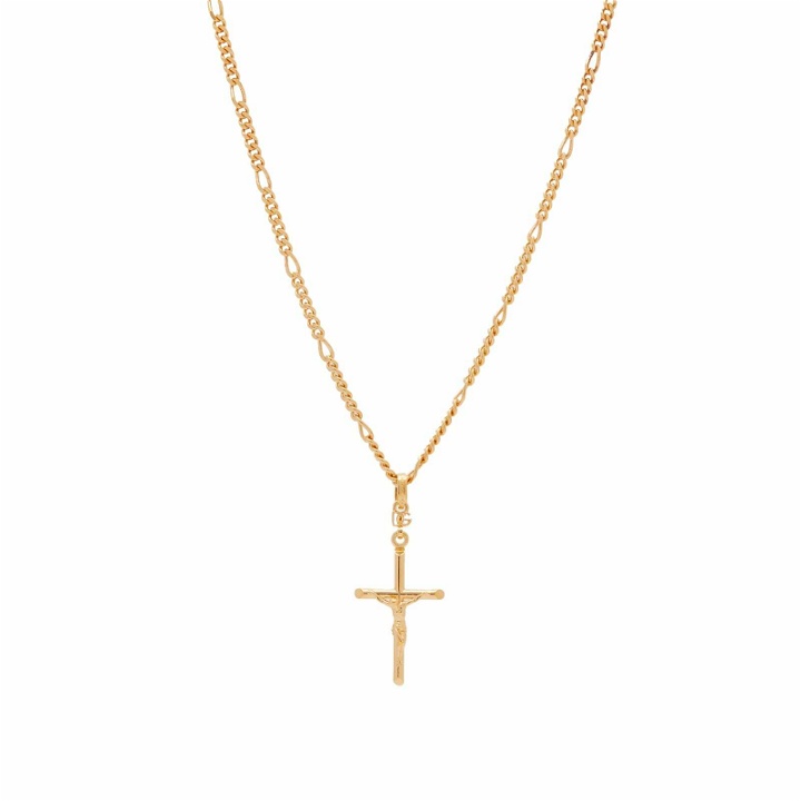 Photo: Dolce & Gabbana Women's Cross Necklace in Gold 