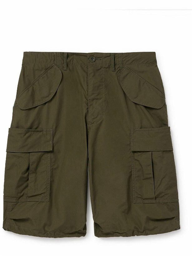 Photo: Beams Plus - Straight-Leg Cotton-Ripstop Cargo Shorts - Green