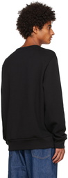 Polo Ralph Lauren Black Double Knit Sweatshirt