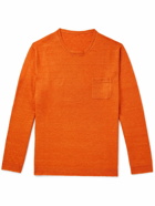 Anderson & Sheppard - Linen Sweater - Orange