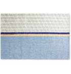 Pieces - Net Patterned Rug, 6' x 9' - Blue