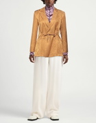 Manila Grace Womens Blazer Camel