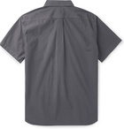 Alex Mill - Button-Down Collar Cotton Half-Placket Shirt - Black