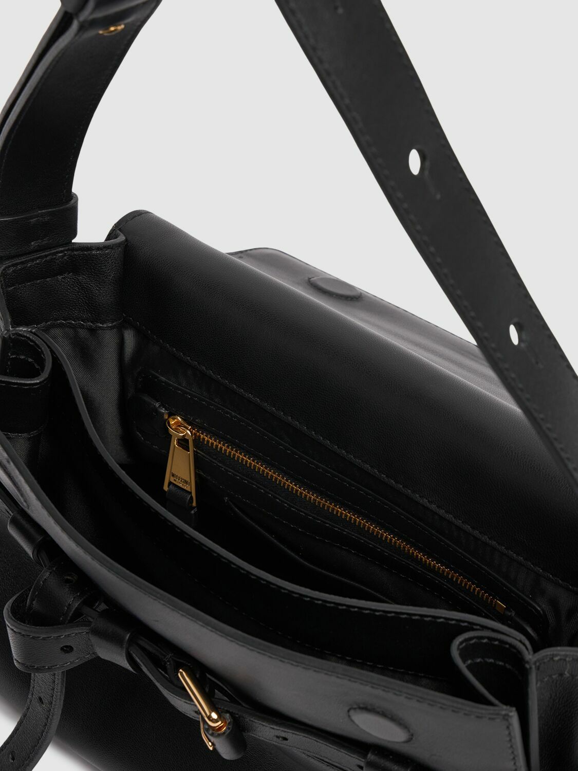 MOSCHINO Tie Me Belted Nappa Shoulder Bag Moschino