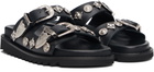 Toga Pulla SSENSE Exclusive Black Buckle Sandals