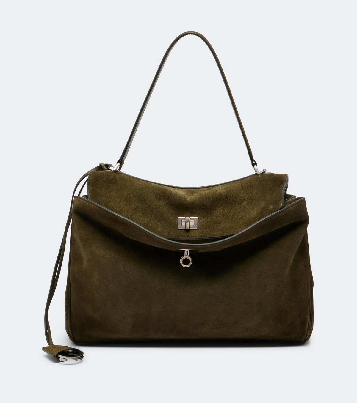 Balenciaga Rodeo Medium suede shoulder bag
