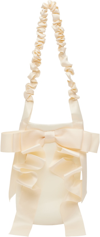Photo: Gohar World Off-White Demi-Baguette Bag