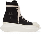 Rick Owens DRKSHDW Black Abstract Sneakers