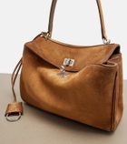 Balenciaga Rodeo Small suede tote bag