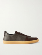 Church's - Repton Textured-Leather and Deerskin Sneakers - Brown