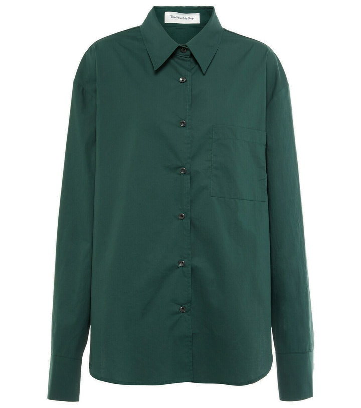 Photo: The Frankie Shop - Lui cotton poplin shirt