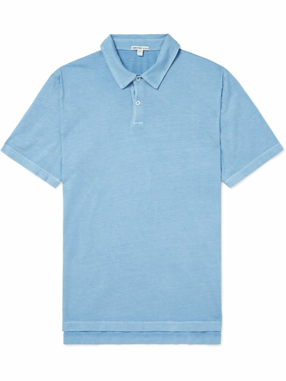James Perse - Supima Cotton-Jersey Polo Shirt - Blue James Perse