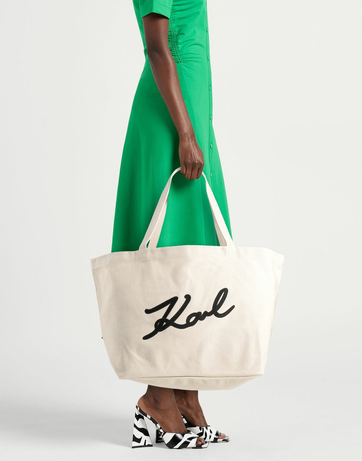Karl Lagerfeld Womens Handbag in Beige