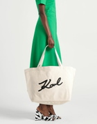 Karl Lagerfeld Womens Handbag in Beige