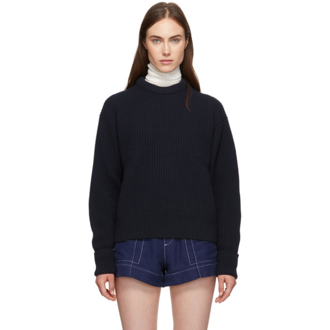 Photo: Chloe Navy Wool and Cashmere Sweater