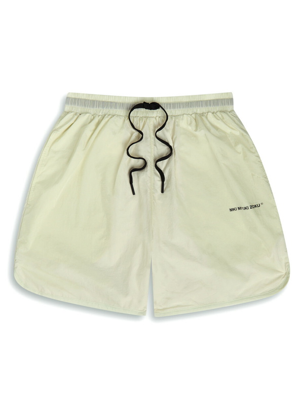 Photo: Mki Miyuki Zoku Active Logo-print Shell Shorts Mint
