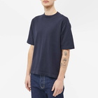 John Smedley Men's Tindall Knitted T-Shirt in Navy