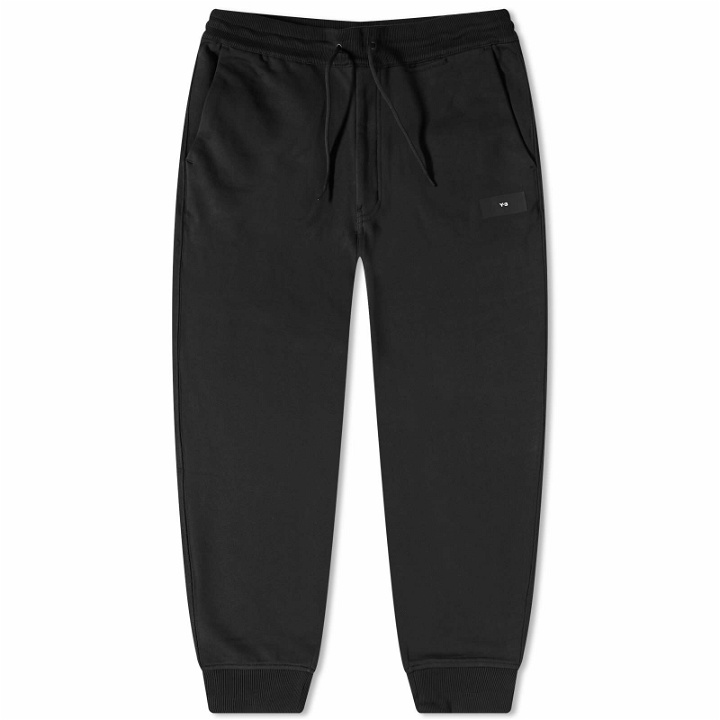 Photo: Y-3 Men's Core Logo Cuff Sweat Pant in Black