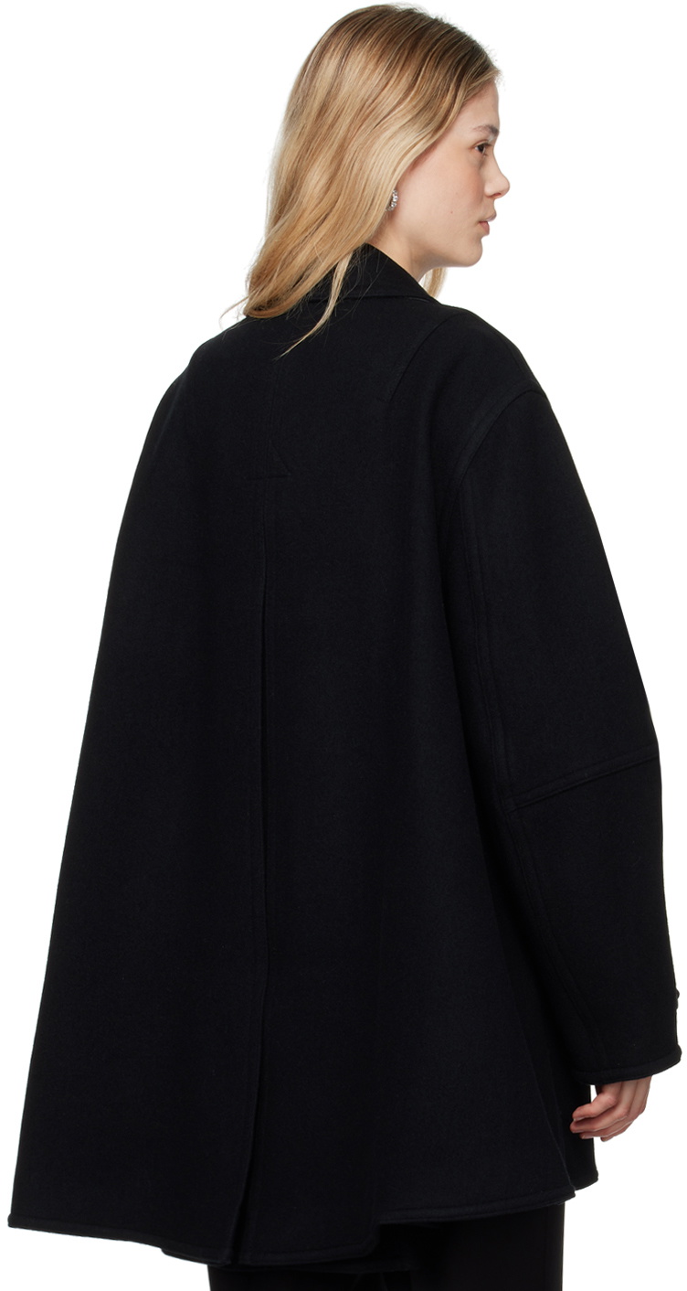 Rokh Navy Oversized Peacoat