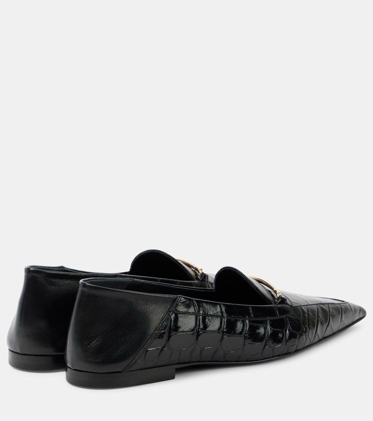 Victoria Beckham Morsetto croc-effect leather loafers