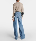 Bottega Veneta Mid-rise wide-leg jeans