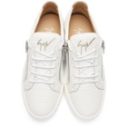 Giuseppe Zanotti White Puffed Frankie Sneakers