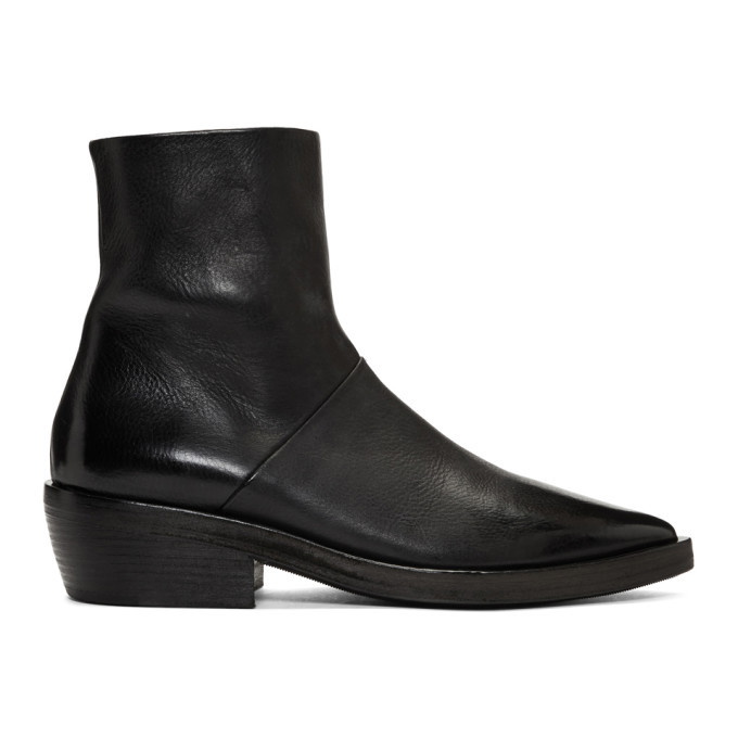 Photo: Marsell SSENSE Exclusive Black Coneros Boots