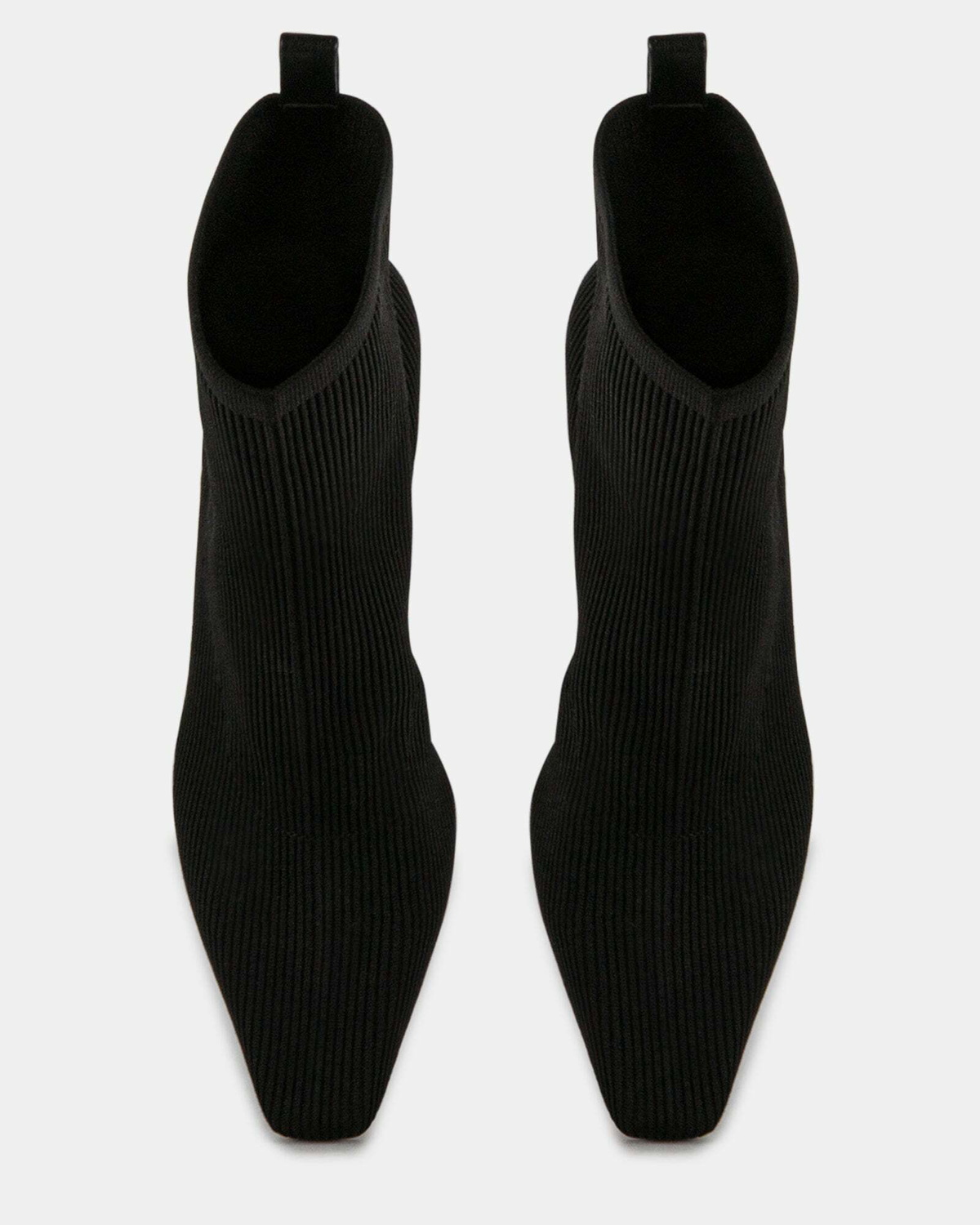 Steve Madden Freida Booties in Black Knit
