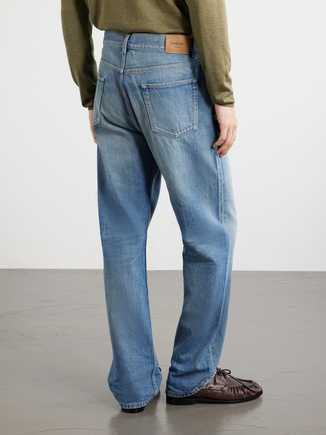 SAINT LAURENT - Straight-Leg Jeans - Blue