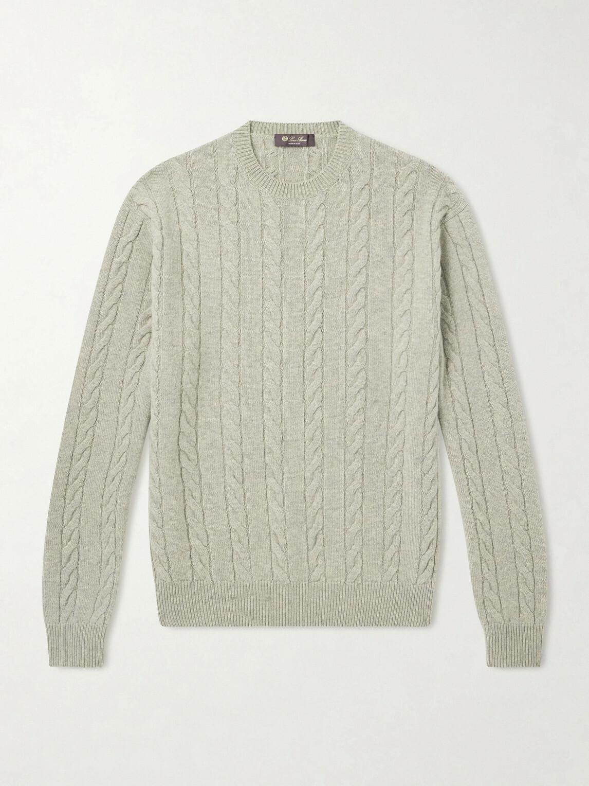Loro Piana - Cedar Cable-Knit Cashmere Sweater - Green