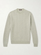Loro Piana - Cedar Cable-Knit Cashmere Sweater - Green