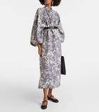 Loro Piana Printed linen kaftan