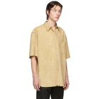 Acne Studios Beige Nubuck Larin Shirt