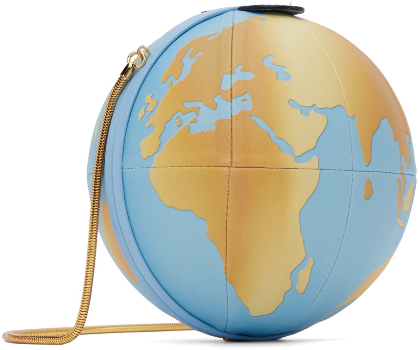 Moschino Blue World Shoulder Bag