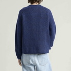NN07 Men's Jim Relaxed Crew Neck Jumper in Blue Ignition