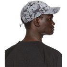 Y-3 Black and Grey Camouflage Distressed Cap