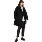 Fumito Ganryu Black Wool Vintage Coat