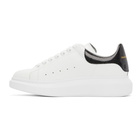 Alexander McQueen SSENSE Exclusive White Iridescent Oversized Sneakers