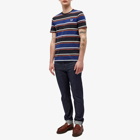 Fred Perry Men's Bold Stripe T-Shirt in French Navy