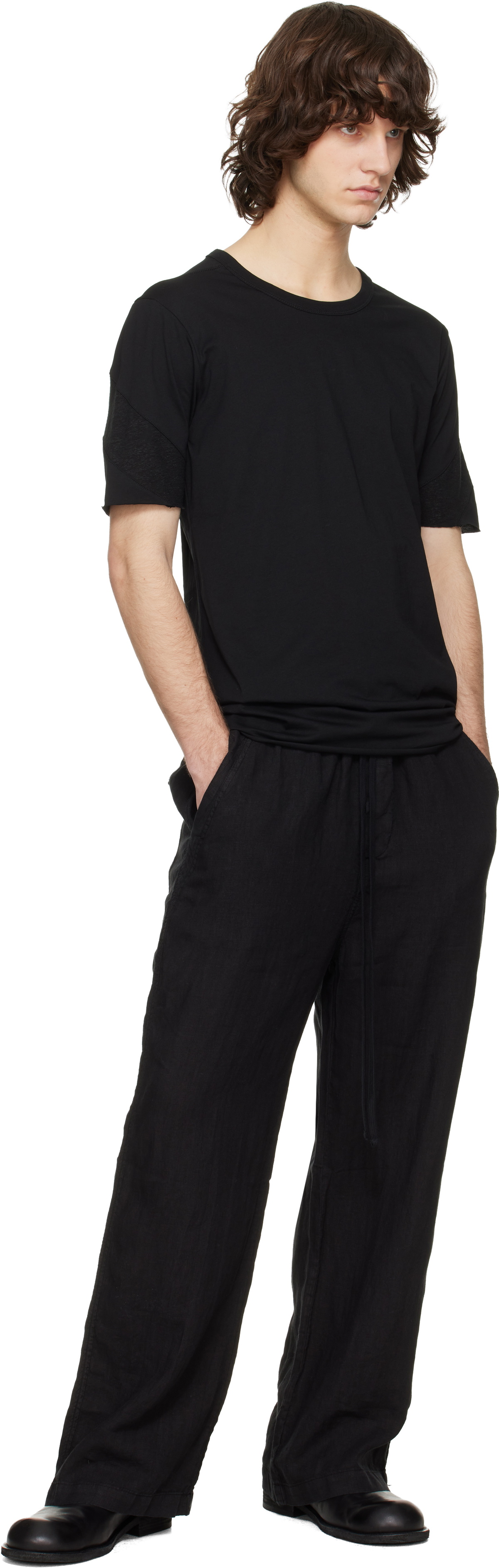 thom/krom Black M TS 926 T-shirt