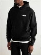 Y,IWO - Hardwear Logo-Print Cotton-Jersey Hoodie - Black