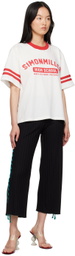 Simon Miller White & Red 'SM High' T-Shirt