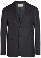 Officine Générale Michel Single-breasted Blazer Navy