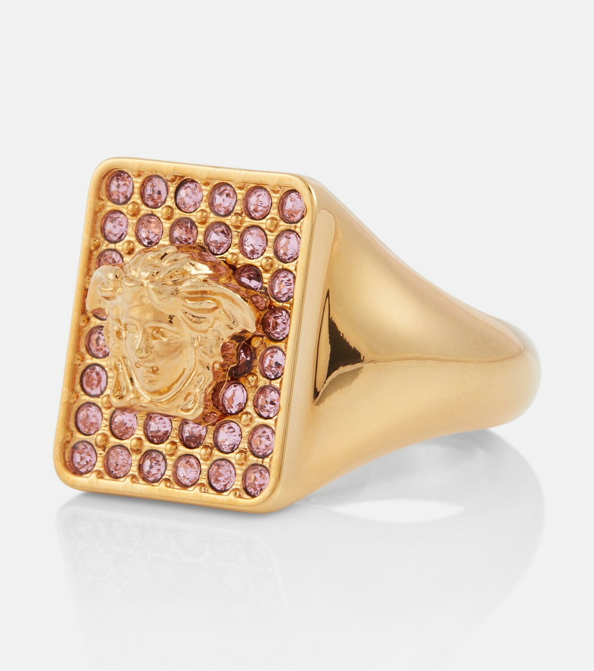 Versace crystal on sale embellished ring