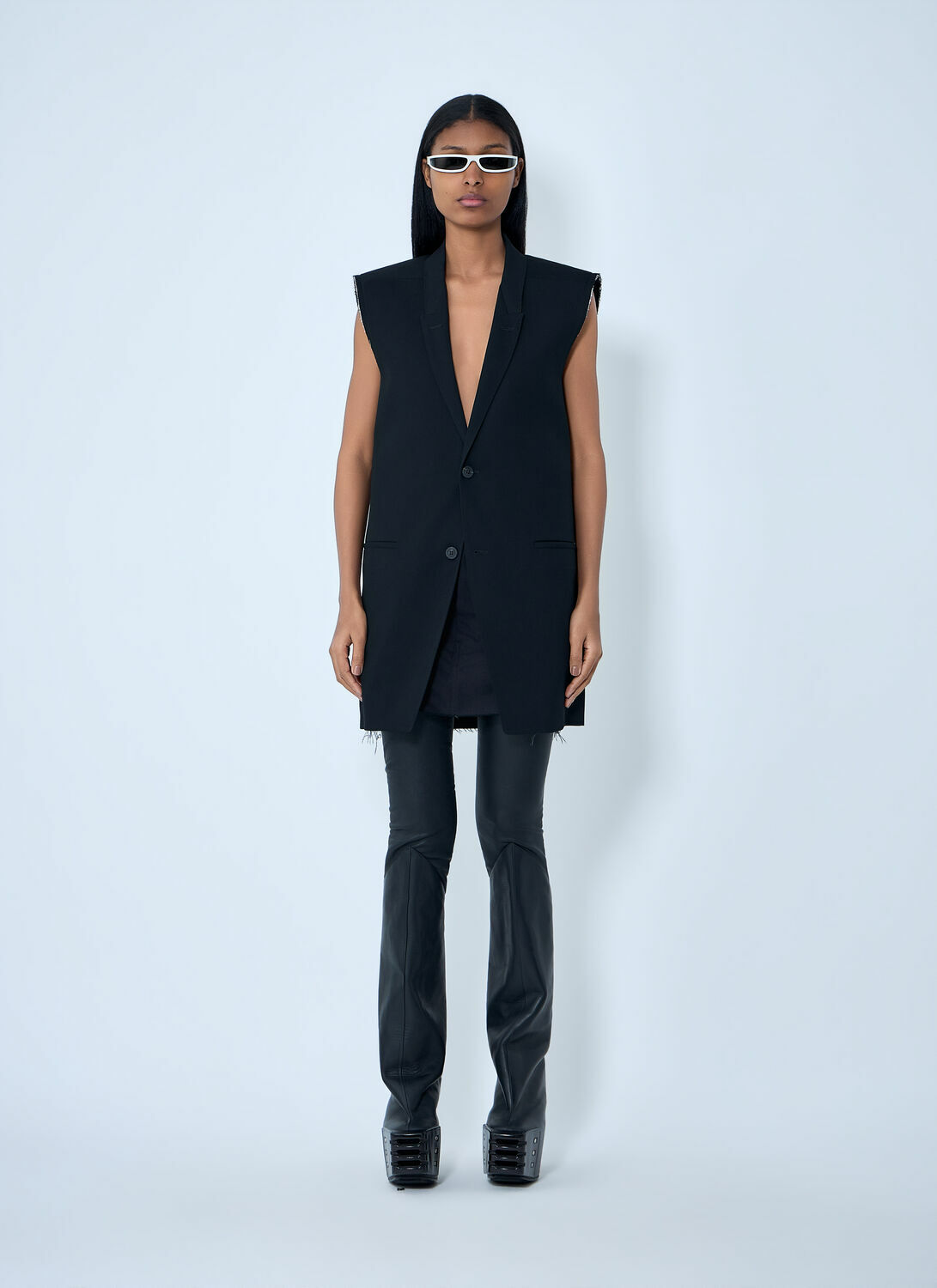 Rick Owens Sleeveless Tailored Blazer