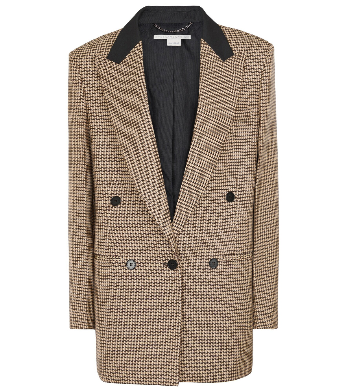 Stella McCartney - Marthy houndstooth wool blazer Stella