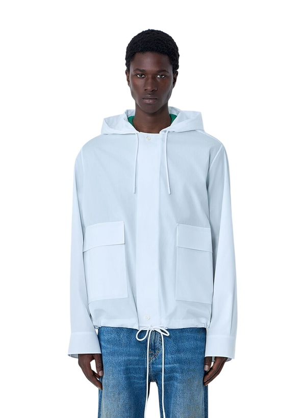 Photo: Lacoste Runway Hooded Poplin Jacket