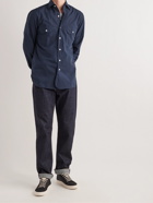 DOPPIAA - Aantero Cotton-Poplin Shirt - Blue